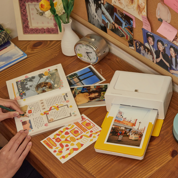 📸 Portable Desktop Photo Printer Kit | Plug and Print, Preserve Your Memories
