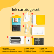📸 Portable Desktop Photo Printer Kit | Plug and Print, Preserve Your Memories