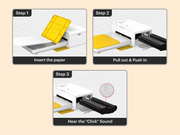 📸 Portable Desktop Photo Printer Kit | Plug and Print, Preserve Your Memories